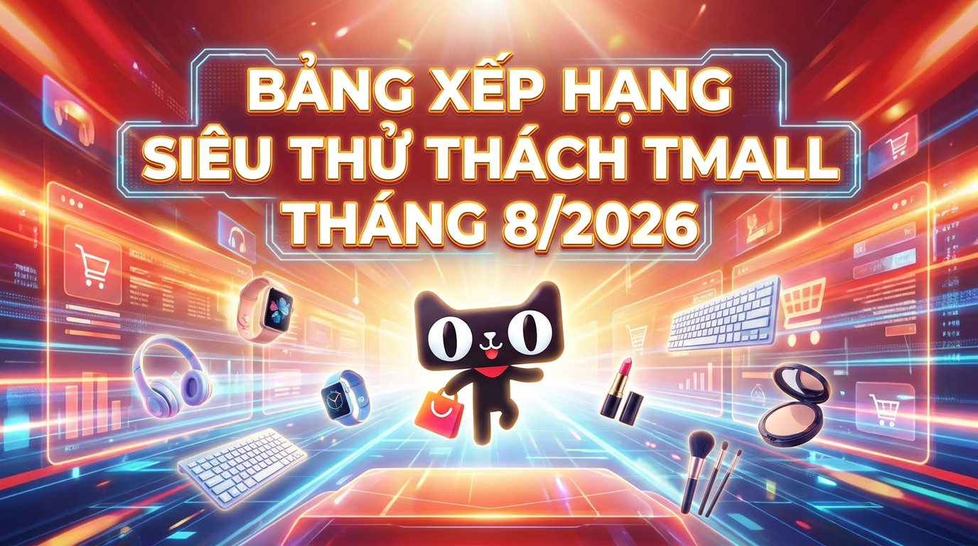 Bảng Xếp Hạng TMall Super Challenge Tháng 8/2026